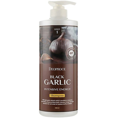

DEOPROCE Тонизирующий шампунь для волос с экстрактом чёрного чеснока 1000, Тонизирующий шампунь для волос с экстрактом чёрного чеснока