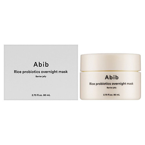 

ABIB Ночная маска Rice Probiotics Overnight Mask Barrier Jelly 80, Ночная маска Rice Probiotics Overnight Mask Barrier Jelly