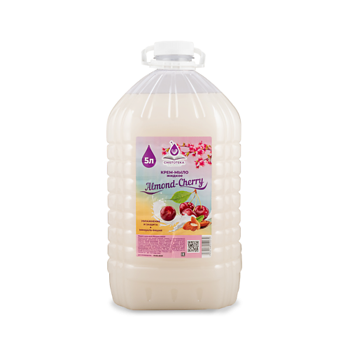 

CHISTOTEKA Жидкое крем-мыло Миндаль вишня 5000, Жидкое крем-мыло Миндаль вишня