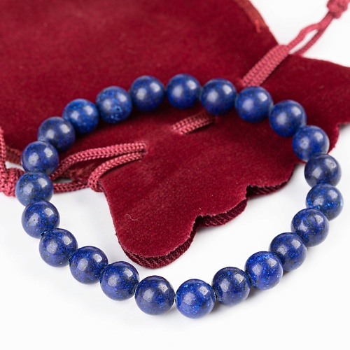 

AGAT-ILONA Браслет из лазурита в подарочном мешочке, Браслет из лазурита в подарочном мешочке