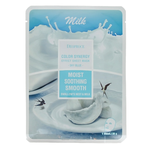 

DEOPROCE Тканевая маска для лица с экстрактом ласточкиного гнезда и молоком 20, Тканевая маска для лица с экстрактом ласточкиного гнезда и молоком