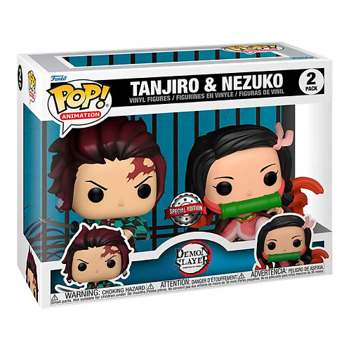 

FUNKO Фигурка Demon Slayer Pack 2 Tanjiro And Nezuko figure, Фигурка Demon Slayer Pack 2 Tanjiro And Nezuko figure