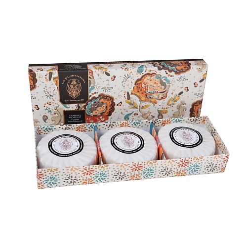 

LA FLORENTINA Набор мыла Ваниль и Сандаловое дерево 1, Набор мыла Ваниль и Сандаловое дерево