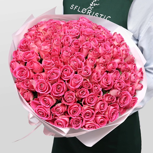 

STUDIO FLORISTIC Роза Кения розовая 75шт 40 см, Роза Кения розовая 75шт 40 см