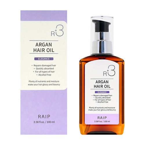 

RAIP Масло для волос ELEGANCE аргановое 100, Масло для волос ELEGANCE аргановое