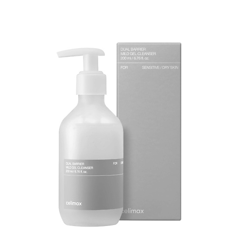 

CELIMAX Гель-пенка для умывания с церамидами Dual Barrier Mild Gel Cleanser 200, Гель-пенка для умывания с церамидами Dual Barrier Mild Gel Cleanser