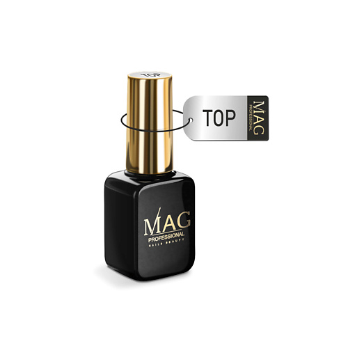 

MAG NAILS BEAUTY PROFESSIONAL Топ для ногтей без липкого слоя глянцевый TOP 15, Топ для ногтей без липкого слоя глянцевый TOP