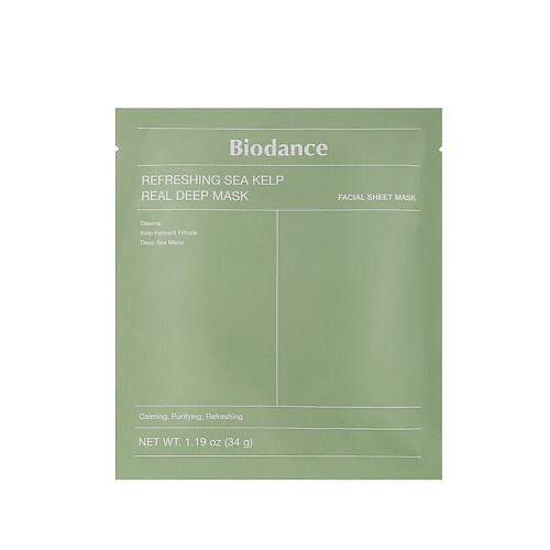 

BIODANCE Ночная гидрогелевая лифтинг-маска Refreshing Sea Kelp Real Deep Mask 34, Ночная гидрогелевая лифтинг-маска Refreshing Sea Kelp Real Deep Mask