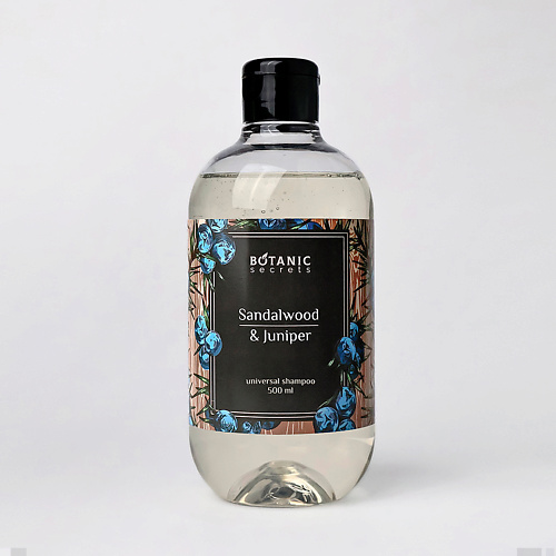 BOTANIC SECRETS Универсальный шампунь для волос и тела Сандал и можжевельник 500.0