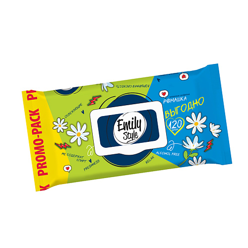 

EMILYSTYLE САЛФЕТКИ ВЛАЖНЫЕ "РОМАШКА", САЛФЕТКИ ВЛАЖНЫЕ "РОМАШКА"