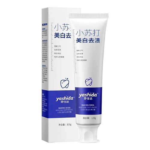 

YASHIDA Зубная паста осветляющая с пищевой содой 120, Зубная паста осветляющая с пищевой содой