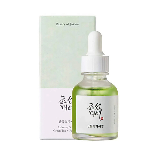

BEAUTY OF JOSEON Успокаивающая сыворотка для лица Calming Serum: Green Tea + Panthenol 50, Успокаивающая сыворотка для лица Calming Serum: Green Tea + Panthenol