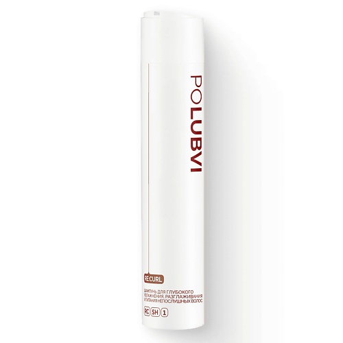 ETO POLUBVI Питательный шампунь для глубокого увлажнения и разглаживания непослушных волос RE:CURL