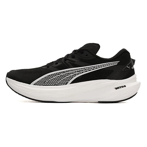 

PUMA Кроссовки Deviate NITRO 3 Low-Top Casual Running Shoes Men's Black White, Кроссовки Deviate NITRO 3 Low-Top Casual Running Shoes Men's Black White