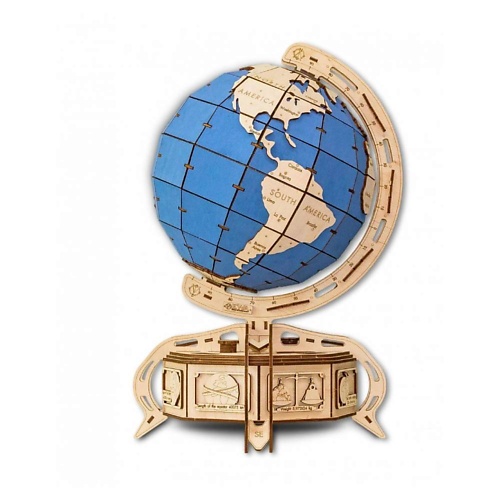

EWA ECO-WOOD-ART Деревянный конструктор 3D Глобус, Деревянный конструктор 3D Глобус