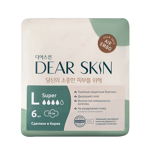 

DEAR SKIN Гигиенические прокладки Air Embo Super, Гигиенические прокладки Air Embo Super