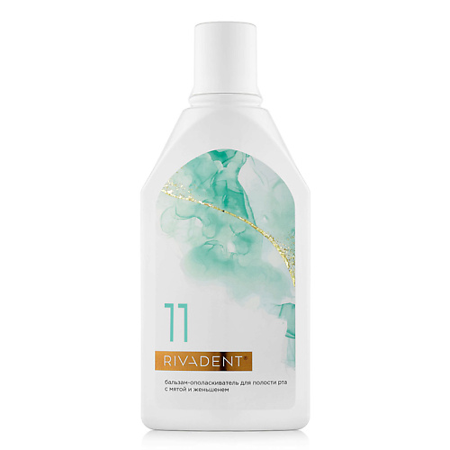 

RIVADENT Бальзам-ополаскиватель для полости рта № 11 укрепляющий с мятой и женьшенем 400, Бальзам-ополаскиватель для полости рта № 11 укрепляющий с мятой и женьшенем