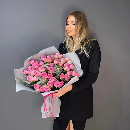 

PINKBUKET Букет пионовидных роз Misty Bubbles, Букет пионовидных роз Misty Bubbles