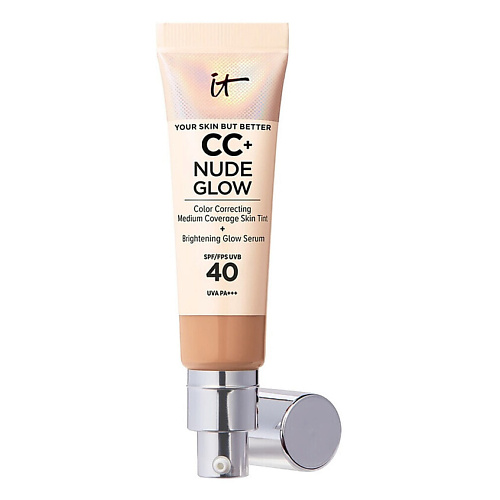 

IT COSMETICS Тональный крем с эффектом сияния CC+ Nude Glow SPF40, Тональный крем с эффектом сияния CC+ Nude Glow SPF40