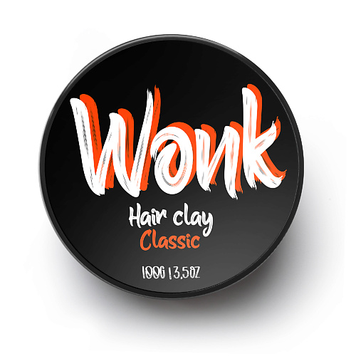 

WONK Глина для укладки волос сильной фиксации с классическим ароматом 100, Глина для укладки волос сильной фиксации с классическим ароматом