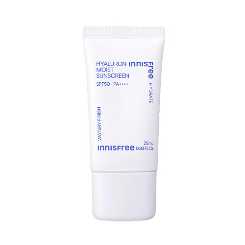 

INNISFREE Гиалуроновая увлажняющая солнцезащитная эссенция с защитой SPF50 + PA ++++ Hyaluron Moist Sunscreen 25, Гиалуроновая увлажняющая солнцезащитная эссенция с защитой SPF50 + PA ++++ Hyaluron Moist Sunscreen
