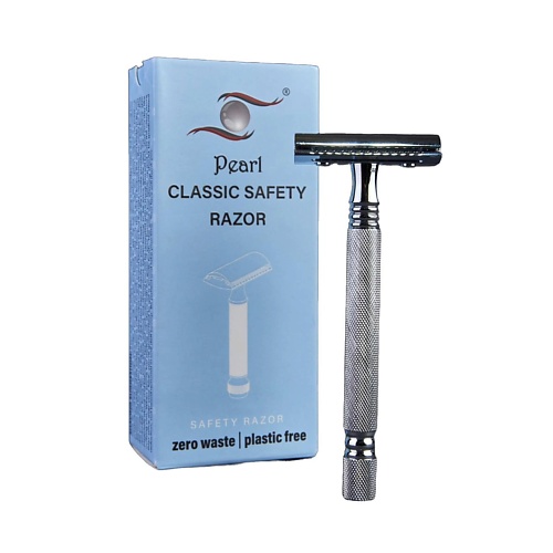 

PEARL SHAVING Т образный станок с закрытым гребнем SS-01 Chrome (Close comb), Т образный станок с закрытым гребнем SS-01 Chrome (Close comb)