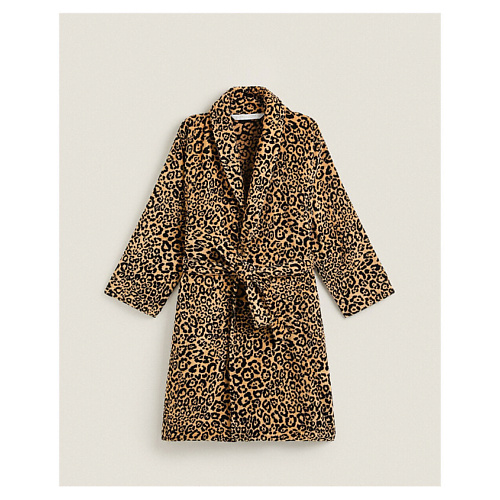 

ZARA HOME Леопардовый жаккардовый халат 400 г/м2, Леопардовый жаккардовый халат 400 г/м2