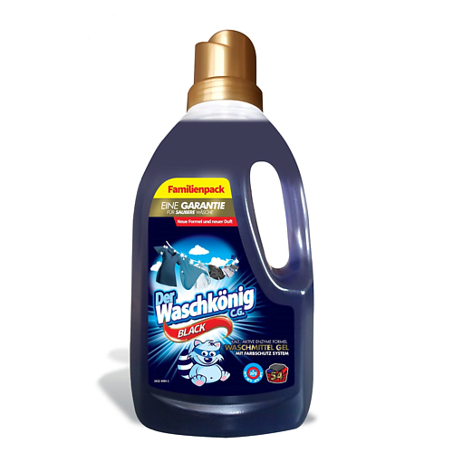 

DER WASCHKONIG C.G. Black Clovin Гель для стирки универсальный концентрат, жидкий порошок 1625, Black Clovin Гель для стирки универсальный концентрат, жидкий порошок