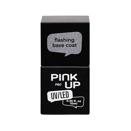 

PINK UP Светоотражающая база для ногтей UV/LED PRO flashing base coat, Светоотражающая база для ногтей UV/LED PRO flashing base coat