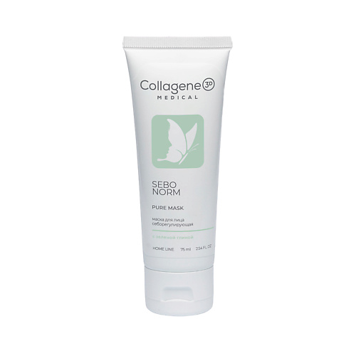

MEDICAL COLLAGENE 3D Маска себорегулирующая SEBO NORM 75, Маска себорегулирующая SEBO NORM