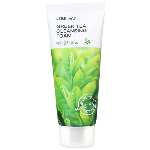 

LEBELAGE Пенка с экстрактом зеленого чая CLEANSING FOAM GREENTEA 100, Пенка с экстрактом зеленого чая CLEANSING FOAM GREENTEA