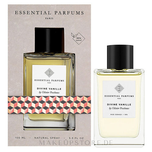 

ESSENTIAL PARFUMS Парфюмерная вода Divine Vanille 100, Парфюмерная вода Divine Vanille