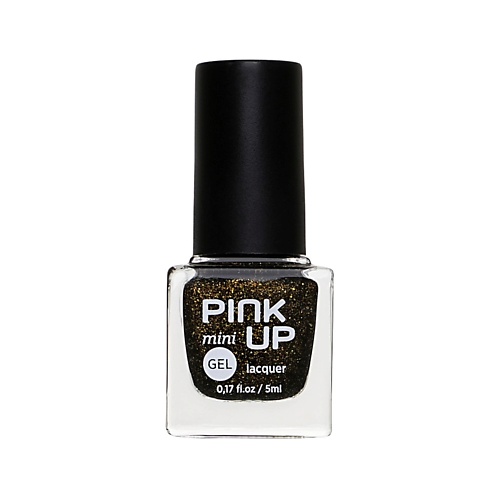 

PINK UP Лак для ногтей MINI GEL с эффектом геля 5, Лак для ногтей MINI GEL с эффектом геля
