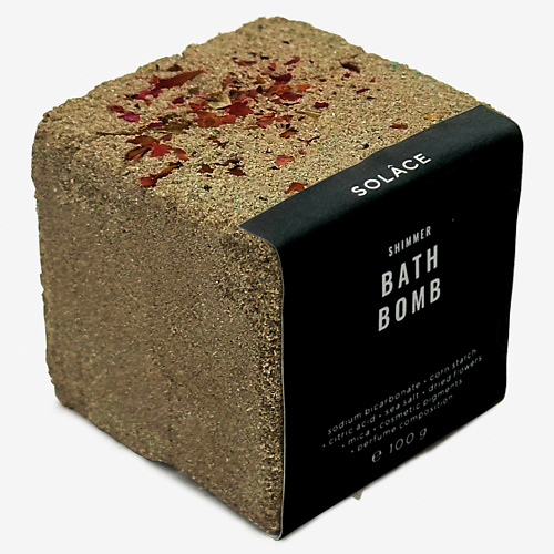 

SOLACE Бомбочка для ванны "Северный лес" с солью, шиммером и сухоцветами, Бомбочка для ванны "Северный лес" с солью, шиммером и сухоцветами