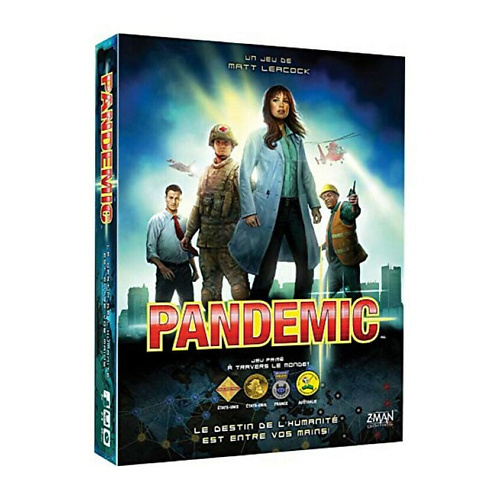 

ASMODEE Настольная игра Pandemic Pandemic на французском языке, Настольная игра Pandemic Pandemic на французском языке
