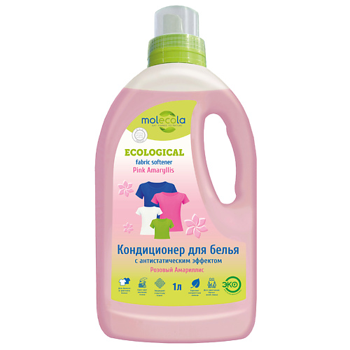 

MOLECOLA Кондиционер с антистатическим эффектом Розовый амарилли 1000, Кондиционер с антистатическим эффектом Розовый амарилли