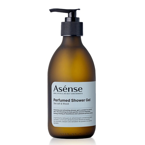 

ASENSE Гель для душа парфюмированный аромат морская соль и хвойное дерево 300, Гель для душа парфюмированный аромат морская соль и хвойное дерево