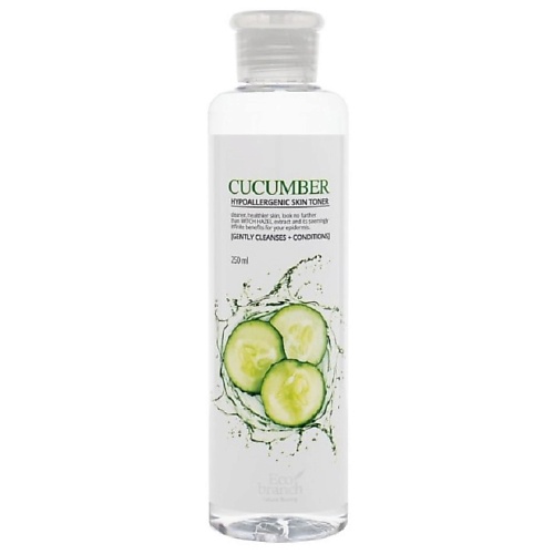 

ECOBRANCH Тонер с экстрактом огурца 250, Тонер с экстрактом огурца