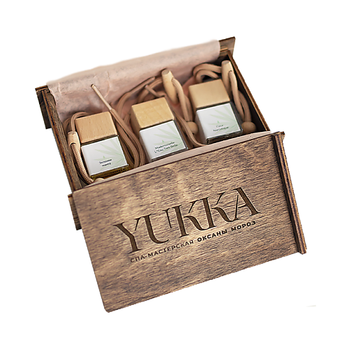 YUKKA СПА-МАСТЕРСКАЯ ОКСАНЫ МОРОЗ Подарочный набор автопарфюмов для мужчин