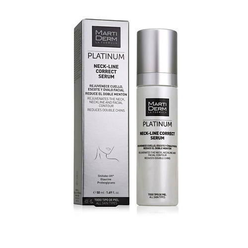 

MARTIDERM Сыворотка для шеи и контуров лица Platinum Neck-Line Correct Serum 50, Сыворотка для шеи и контуров лица Platinum Neck-Line Correct Serum