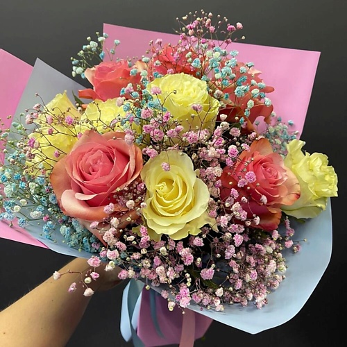 

ДАРИ ЦВЕТЫ Розово-голубое облако, Розово-голубое облако