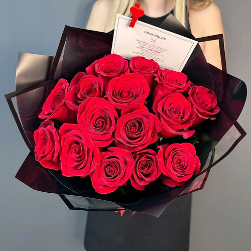 

PINKBUKET Букет из 15 элитных роз, Букет из 15 элитных роз