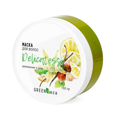 

GREEN-ERA Маска для волос Delicatesse "Увлажнение и уход" для поврежденных волос 150, Маска для волос Delicatesse "Увлажнение и уход" для поврежденных волос