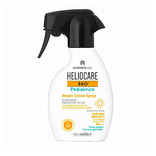 

HELIOCARE Увлажняющий солнцезащитный лосьон-спрей для чувствительной кожи 50, Увлажняющий солнцезащитный лосьон-спрей для чувствительной кожи