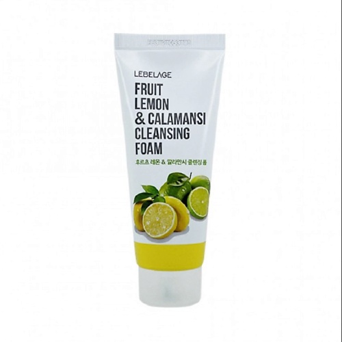 

LEBELAGE Очищающая пенка с лимоном и каламанси FRUIT LEMON&CALAMANSI CLEANSING FOAM 100, Очищающая пенка с лимоном и каламанси FRUIT LEMON&CALAMANSI CLEANSING FOAM