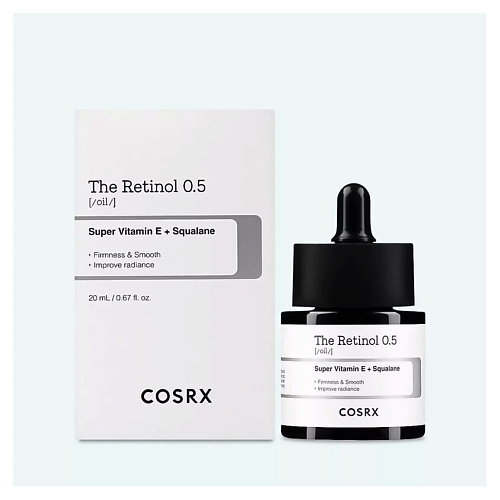 

COSRX Масляная сыворотка с ретинолом The Retinol 0.5 Oil 20, Масляная сыворотка с ретинолом The Retinol 0.5 Oil