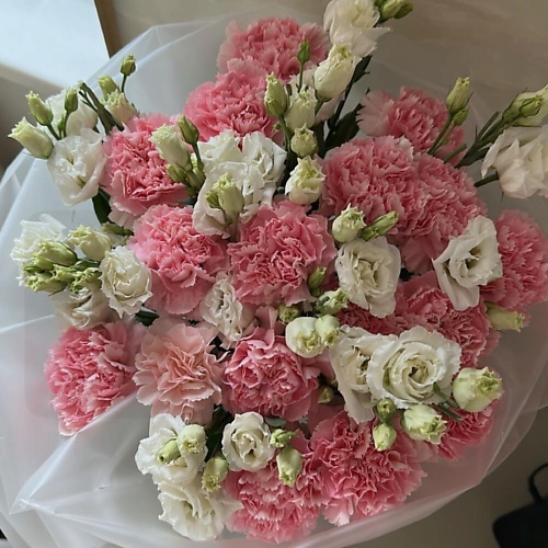 

ДАРИ ЦВЕТЫ Эустома с диантусами, Эустома с диантусами