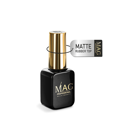 

MAG NAILS BEAUTY PROFESSIONAL Матовый топ для ногтей без липкого слоя RUBBER TOP MATTE 15, Матовый топ для ногтей без липкого слоя RUBBER TOP MATTE