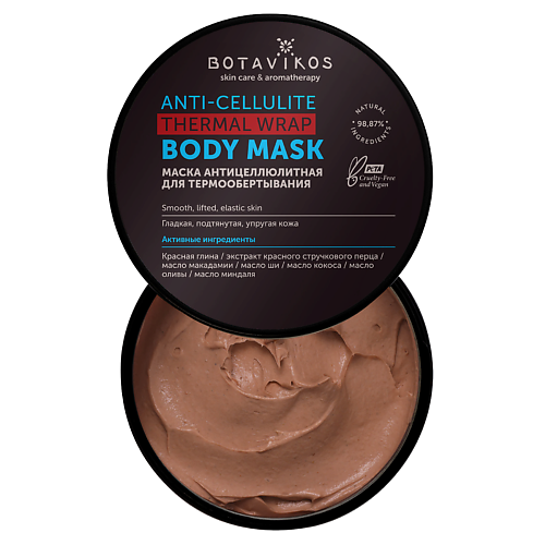 

BOTAVIKOS Маска антицеллюлитная для термообертывания Aromatherapy Tonic 500, Маска антицеллюлитная для термообертывания Aromatherapy Tonic