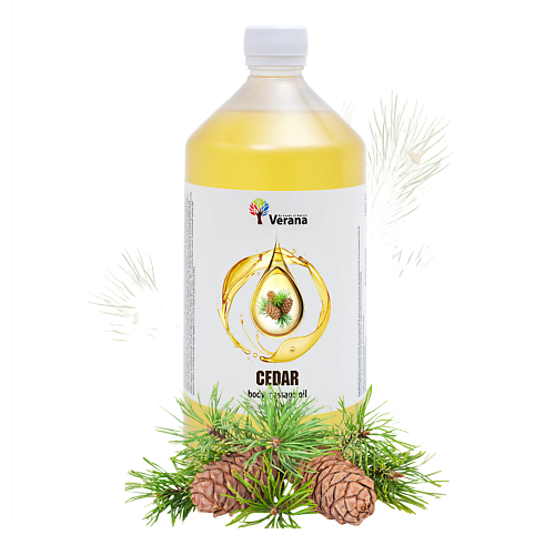 

VERANA BY HANDS OF NATURE Массажное масло для тела «Кедр», натуральное 1000, Массажное масло для тела «Кедр», натуральное